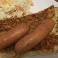 クックN01NOQ☆'s cooksnap of when they made シャウエッセンと長芋のふわもちガレット.
