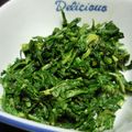 新妻あや's cooksnap of when they made 春菊の辛子醤油マヨ和え♪.