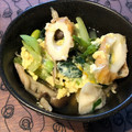 kyobobo's cooksnap of when they made 【農家のレシピ】小松菜とちくわの卵とじ.
