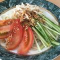 ヒロ５０'s cooksnap of when they made 焼肉のたれで♪バンバンジー風冷やしうどん.