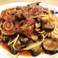 リーヤ♡'s cooksnap of when they made ☆簡単♪ナスと舞茸のトマトソースパスタ☆.