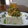 ダイナマイト漆黒's cooksnap of when they made 納豆・かつお節・長ネギ・大葉の冷奴♪豆腐.