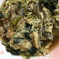 ☆chocola's cooksnap of when they made 舞茸とほうれん草の卵とじ.