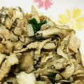 かもしれない森's cooksnap of when they made 豚肉と舞茸のにんにく醤油炒め.