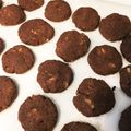 mecoro's cooksnap of when they made 糖質オフお菓子★胡桃ココアおからクッキー.