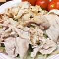 卵せんべい's cooksnap of when they made 冷しゃぶサラダ♪ピリ辛ごまドレッシング♪.