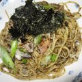 フーみんママ's cooksnap of when they made 海苔バター♪きのことベーコンの磯パスタ♪.