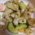 とろーるる's cooksnap of when they made 鶏かわとズッキーニ炒め.