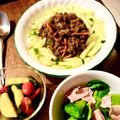 ame-ikuru's cooksnap of when they made 野菜たっぷり♪鶏そぼろ 冷やし麺ver.
