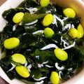 RIKOTORA's cooksnap of when they made 生わかめ・しらす・枝豆の酢の物.