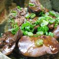 naonaotree's cooksnap of when they made ふっくら♪鶏レバーの生姜ポン酢煮♡.