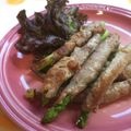 あんみつ☆'s cooksnap of when they made 簡単！アスパラの豚肉巻き.