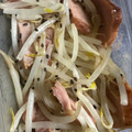9ma9ma's cooksnap of when they made もやし焼豚。レンジで簡単！.