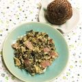 なつき☆ミ's cooksnap of when they made セイタカイグチのスクランブルエッグ.