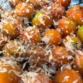 さとっちにゃん's cooksnap of when they made プチトマトのオイスター焼き♪.