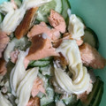 ココキキララ's cooksnap of when they made ★鮭缶ときゅうりの簡単サラダ★.