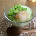 ☆aiaki☆'s cooksnap of when they made 材料3つ♡火を使わず簡単♡枝豆豆腐.