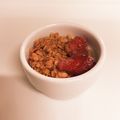 ❁Abake❁'s cooksnap of when they made フローズン フルグラきな粉ヨーグルト＊.