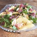 すももの枝's cooksnap of when they made 生ハムと桃、チーズのルッコラサラダ.