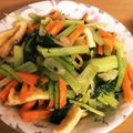 ジューシーフルーツ's cooksnap of when they made パッと出来る小松菜とあげの炒め物.