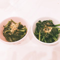 クック6Y3X1K☆'s cooksnap of when they made めんつゆで簡単！ほうれん草のおひたし.