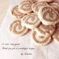 くられん's cooksnap of when they made ビニール袋とサラダ油で♡渦巻き抹茶サブレ.