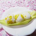 yasutonton's cooksnap of when they made ヒゲも芯も入れて♪トウモロコシご飯.