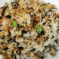 torisantom's cooksnap of when they made ひじき煮リメイク♪お手軽チャーハン.