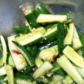 蕗の薹の天婦羅's cooksnap of when they made ごはんがすすむきゅうりのピリ辛浅漬け.
