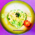 賀古遥's cooksnap of when they made 冷やし麺にキュウリで重増し♪ダイエット♪.