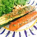 ☆糖質減らしてます☆'s cooksnap of when they made ジョンソンヴィルとズッキーニ★ステーキ.