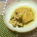 おはなすき's cooksnap of when they made ホッとする がんもどきとしめじの煮物.
