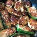 大阪のちゃーちゃん's cooksnap of when they made 豆腐と鶏挽肉だけ☆ピーマンの肉詰め.