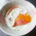 ｓｉｏ's cooksnap of when they made 朝食に！レンジで１分★目玉焼き、ハム卵.