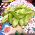 cork's cooksnap of when they made 簡単☆セロリの箸休め☆大量消費.