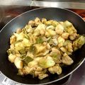 ガイコツ大学生's cooksnap of when they made 鶏もも&長ネギ&切り餅の炒め物.