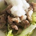 cherry__xo's cooksnap of when they made 蒸し鶏の塩麹きのこかけ.