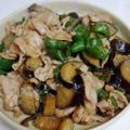 クックTMZJX4☆'s cooksnap of when they made 豚小間とナス、ピーマンのにんにく味噌炒め.