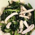 メタルマリオ's cooksnap of when they made ワカメときゅうり、鶏ハムの中華サラダ♪.