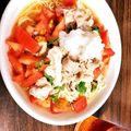 marikaaa＊'s cooksnap of when they made お手軽♪夏野菜と豚しゃぶのおろし素麺！.