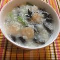 にゃんみ食堂's cooksnap of when they made 海老とホウレン草の絶品♪中華粥.