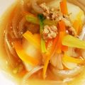 たいとと's cooksnap of when they made かぶらのスープ　給食.