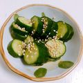 あちゅ9's cooksnap of when they made 即席！！きゅうりの浅漬け.