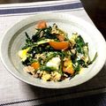 68歳パパ爺's cooksnap of when they made すぐ食べられる☆トマト＆卵＆空心菜炒め丼.