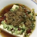 クックGFY8CA☆'s cooksnap of when they made ザーサイと夏野菜の冷奴.