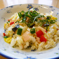 runa10's cooksnap of when they made 【 ナスとピーマンの炒飯♪】.