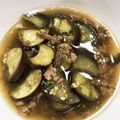 くあん's cooksnap of when they made 簡単挽き肉あんかけ茄子.