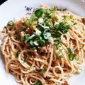 *suzuko*'s cooksnap of when they made たらこと高菜の和風スープパスタ.