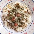 mokomokomokotan's cooksnap of when they made トマトとベーコンの簡単リゾット風ご飯。.