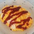 桜月❀咲良mommy's cooksnap of when they made 朝ご飯•ランチに☆簡単手抜きオムライス♡.
